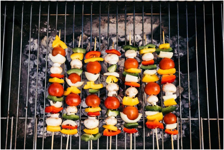 Kebabs Grilling
