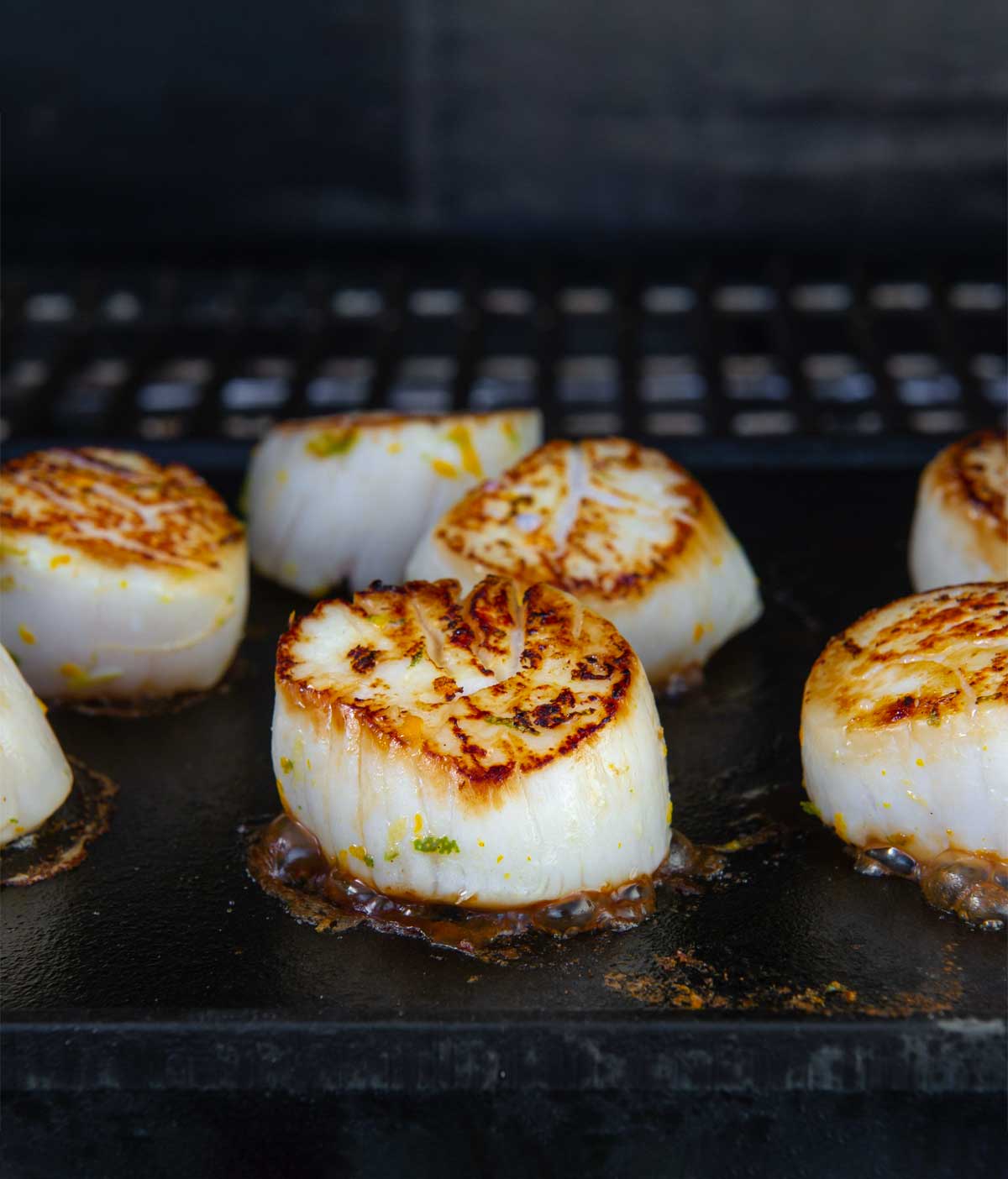 grilling scallops