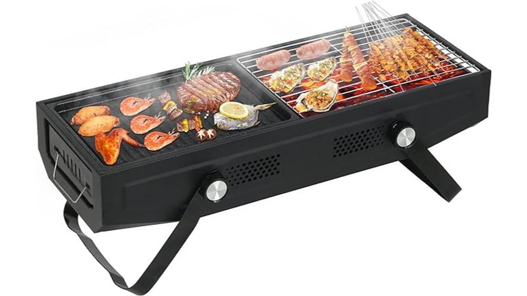 compact and versatile grill