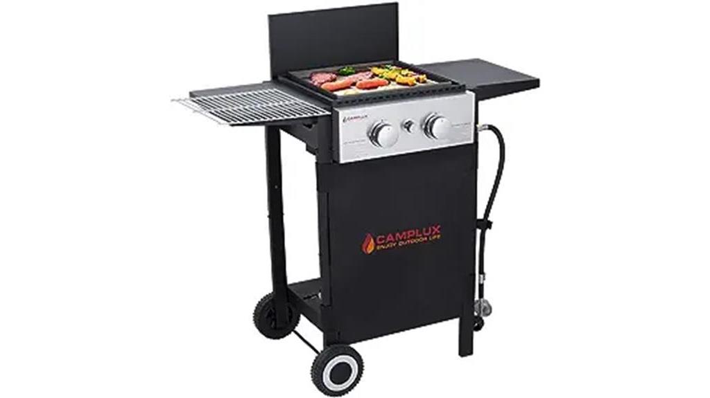 detailed review of camplux flat top gas grill