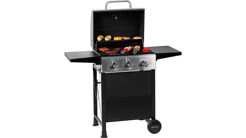 detailed review of master cook 3 burner bbq grill